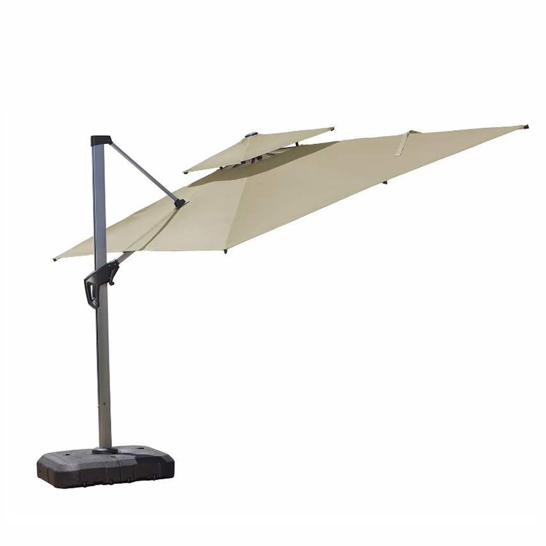 Smart Garden Umbrella - Dekorativer Smart Garden Gold Aluminium Sonnenschirm