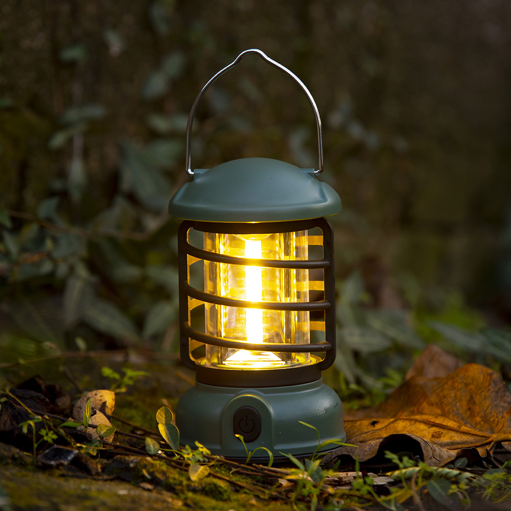 Smart Garden Lanterns - Camping-Lampen für Outdoor-Aktivitäten, Vintage-Zeltbeleuchtung, USB-Weihnachtslaterne, Intelligenter