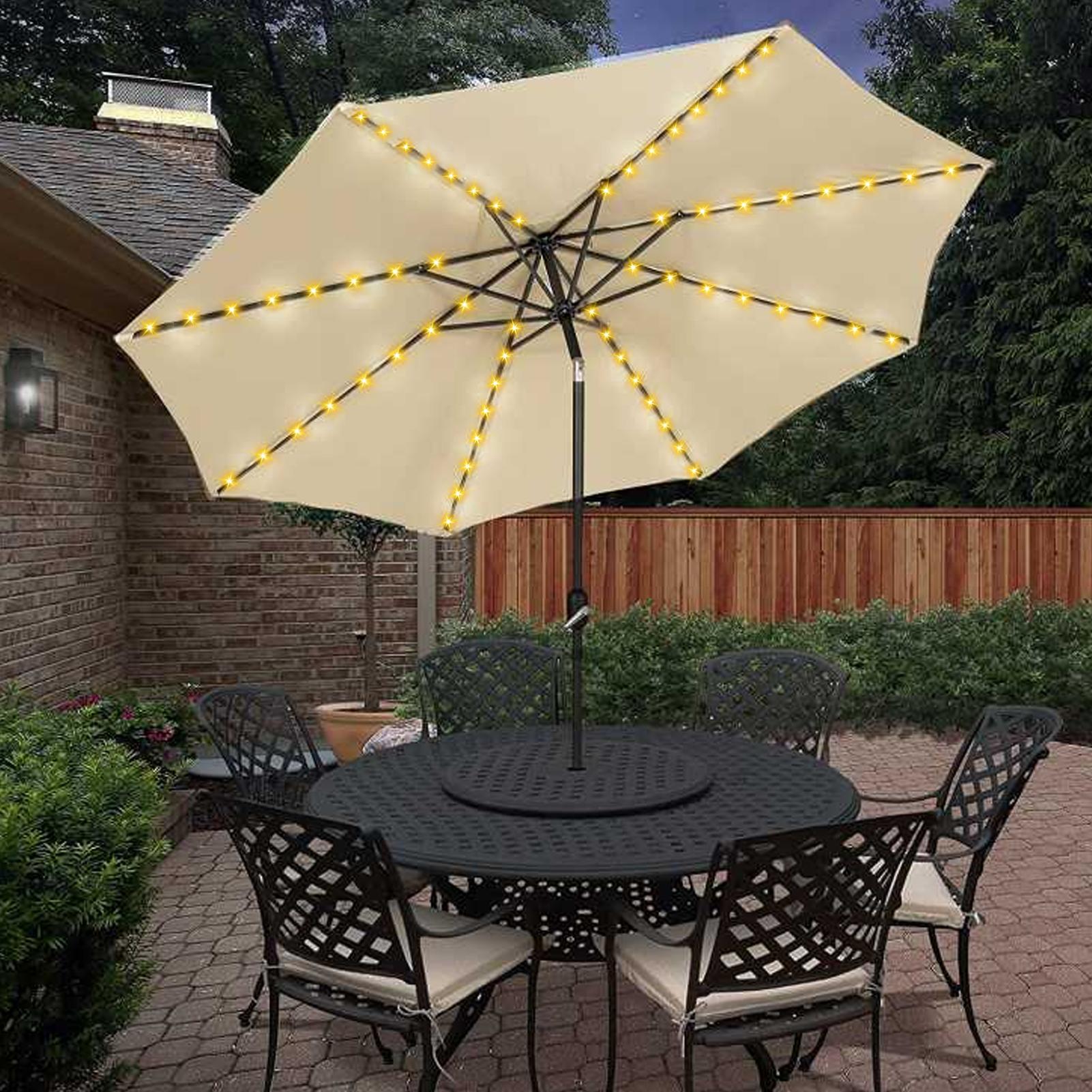 104 LED-Regenschirm-Lichterket – Smart Garden Umbrella Bewertung und Preis