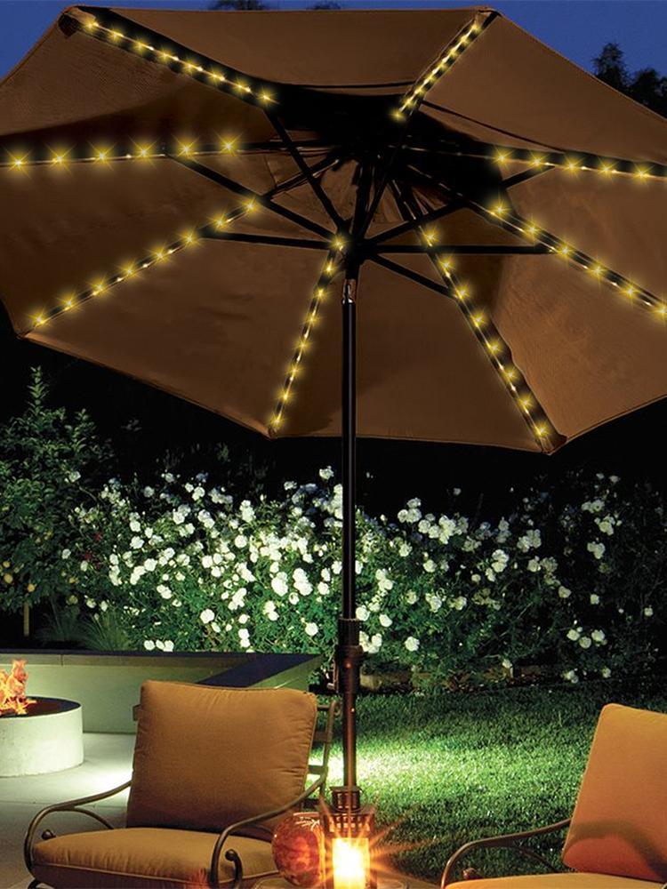 104 LED-Schirmlichterkette mit – Smart Garden Umbrella Bewertung und Preis