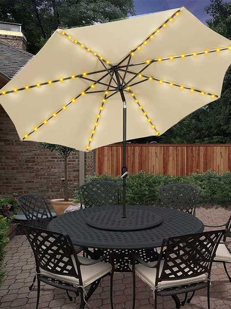 104 LED-Schirmlichterkette mit – Smart Garden Umbrella Bewertung und Preis
