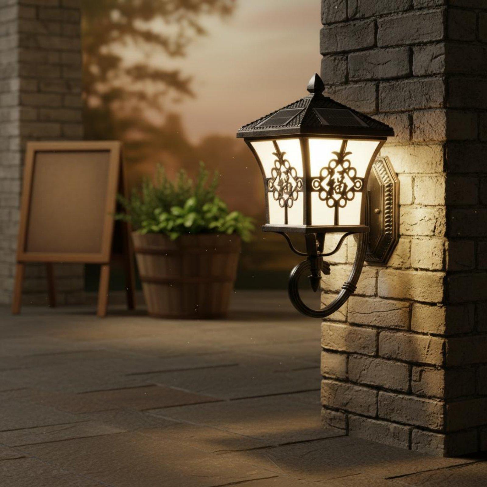 Intelligente Solar-Wandleuchte – Smart Garden Lanterns Bewertung und Preis