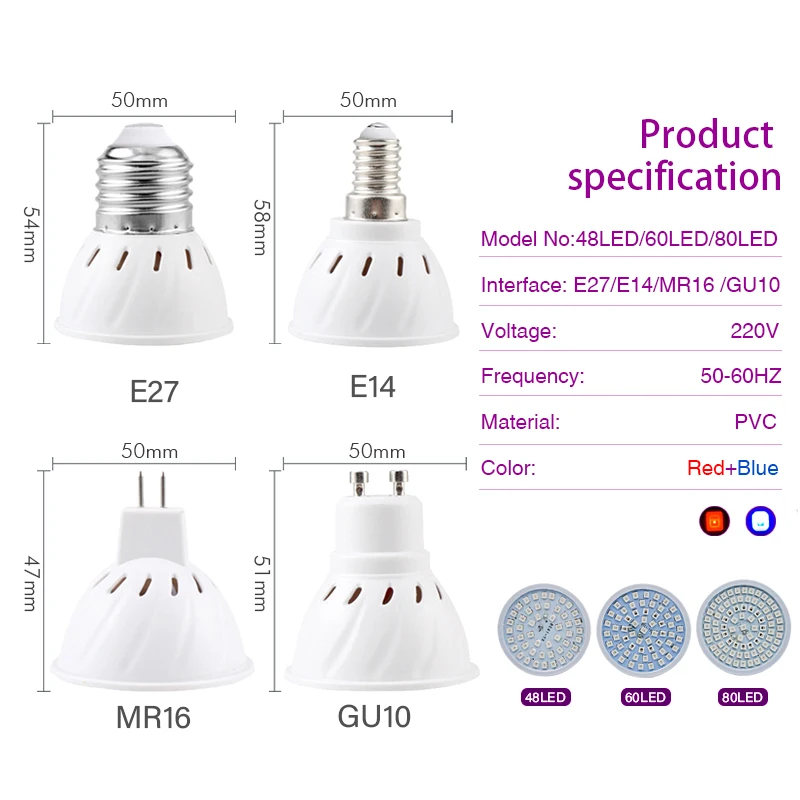 LED-Wachstumslicht E14 E27 MR1 – Smart Garden Umbrella Bewertung und Preis