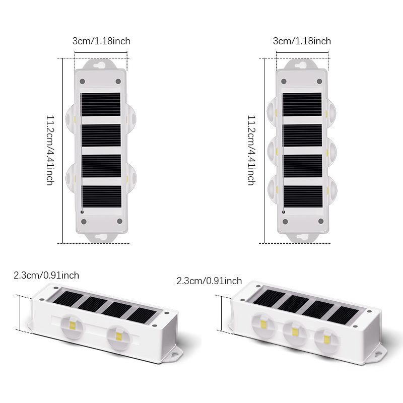 Pop 4 Stück Solar-Wandleuchten – Smart Garden Fence Bewertung und Preis